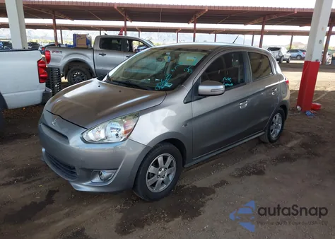 2015 Mitsubishi Mirage Es из США, поврежденный, VIN ML32A4HJ0FH054602